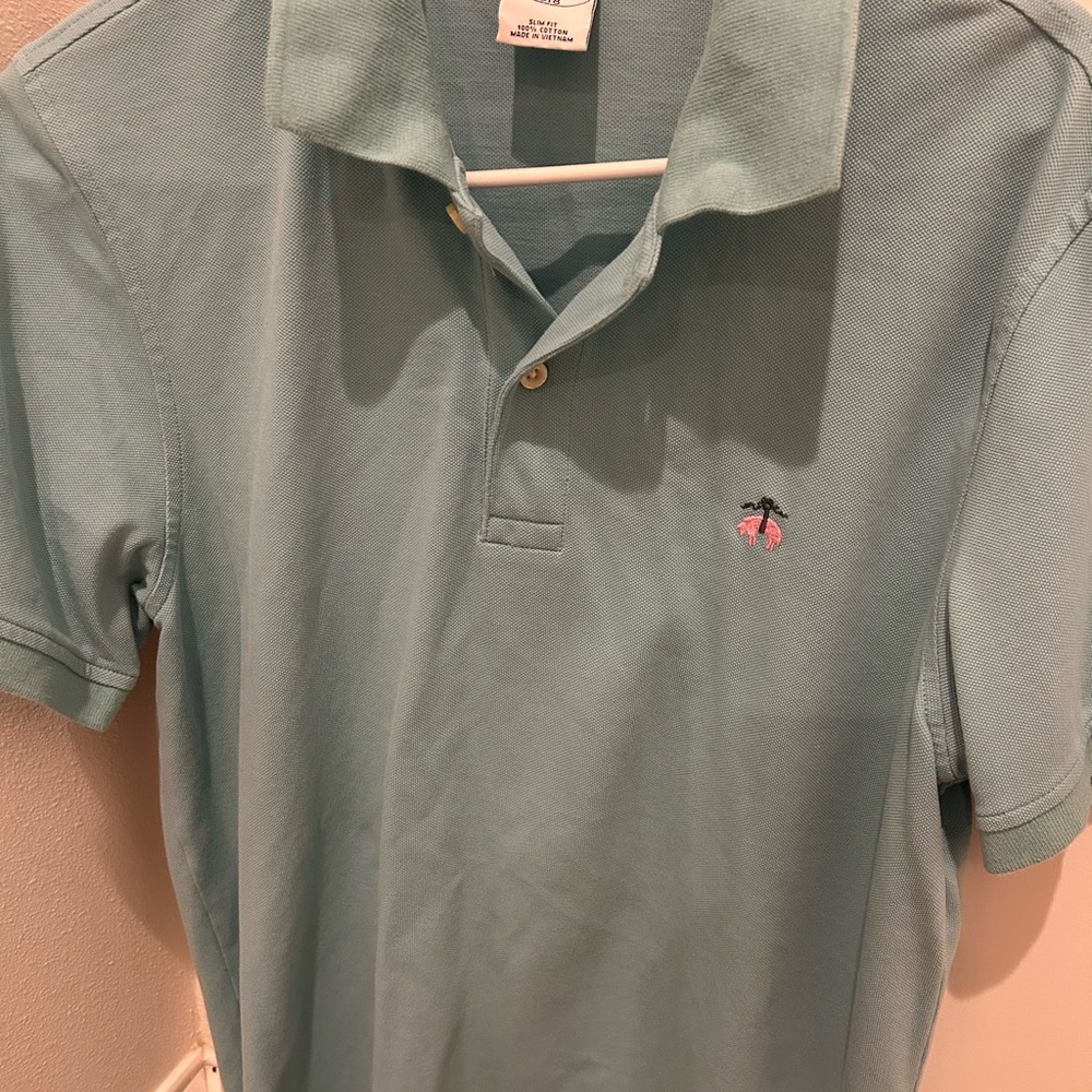 Brooks Brothers Blue Polo Shirt Classic Style